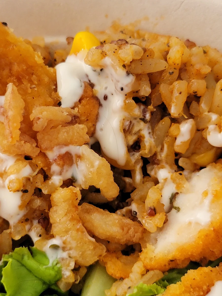 Habanero Crispy Chicken Loaded Bowl with Cheese, Tim Hortons