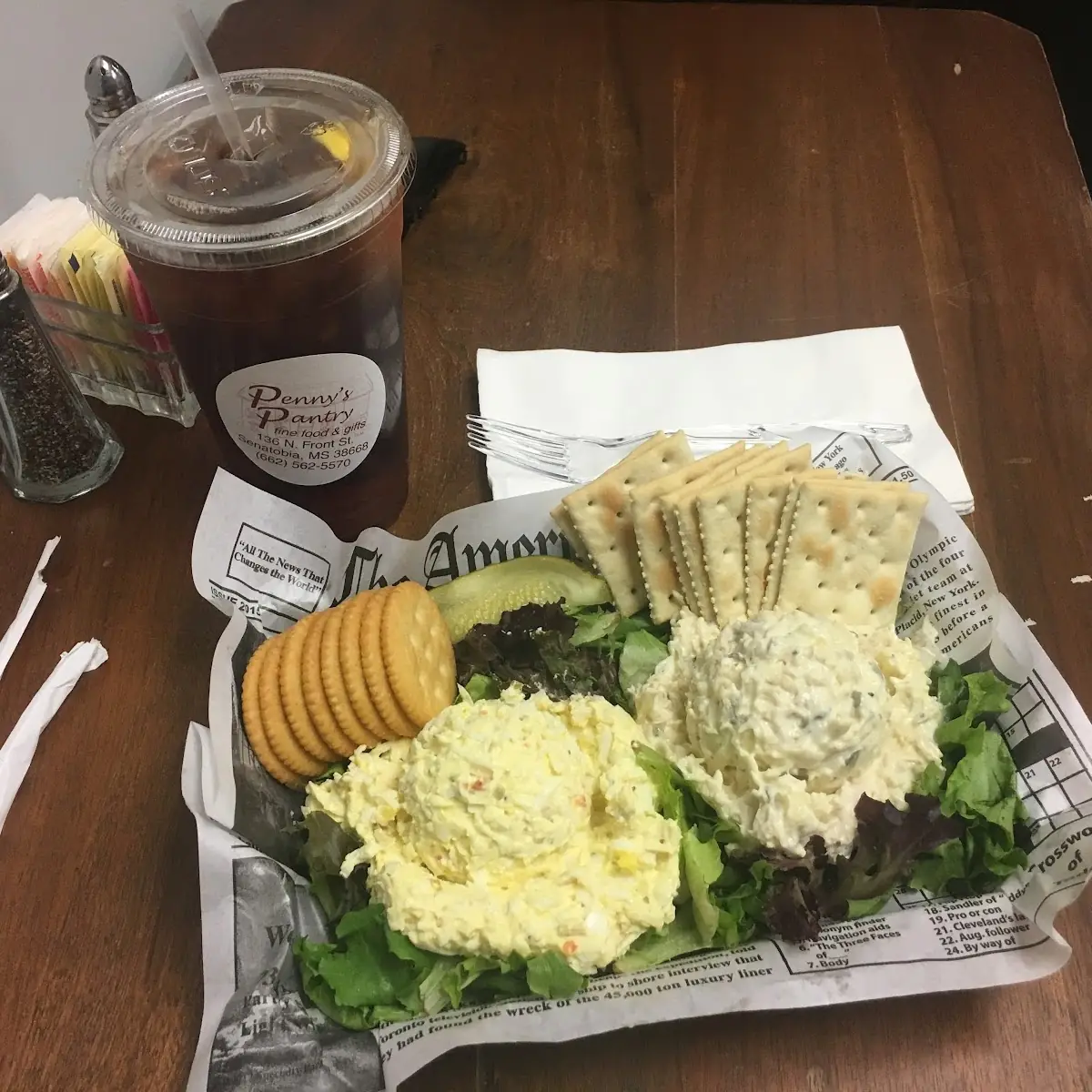 Egg Salad and Tuna Salad Platter