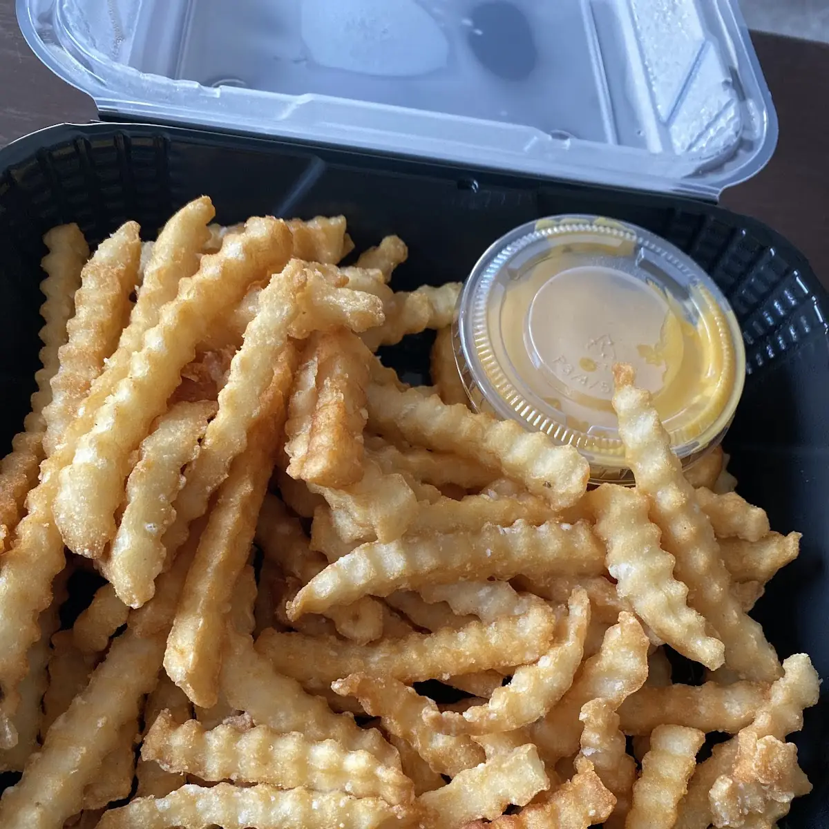 Crinkle Cut Fries with Cheese