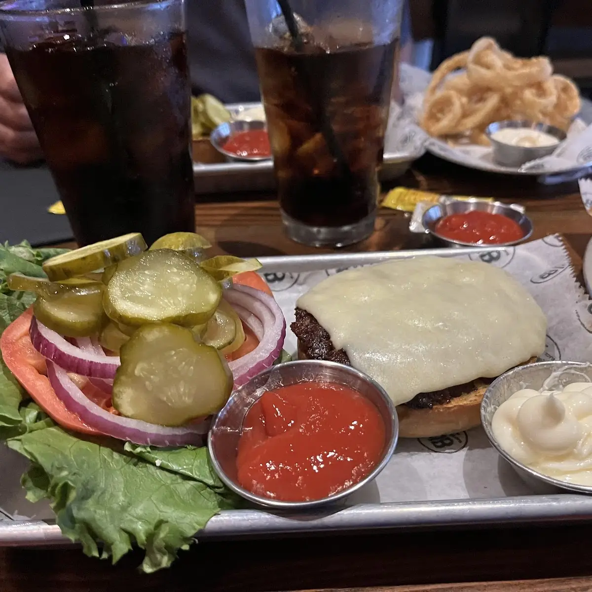 Veggie Burger with Cheddar Cheese