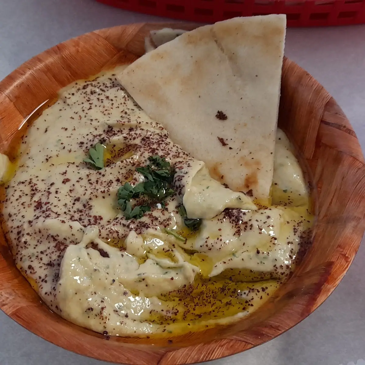 Hummus w Pita Bread