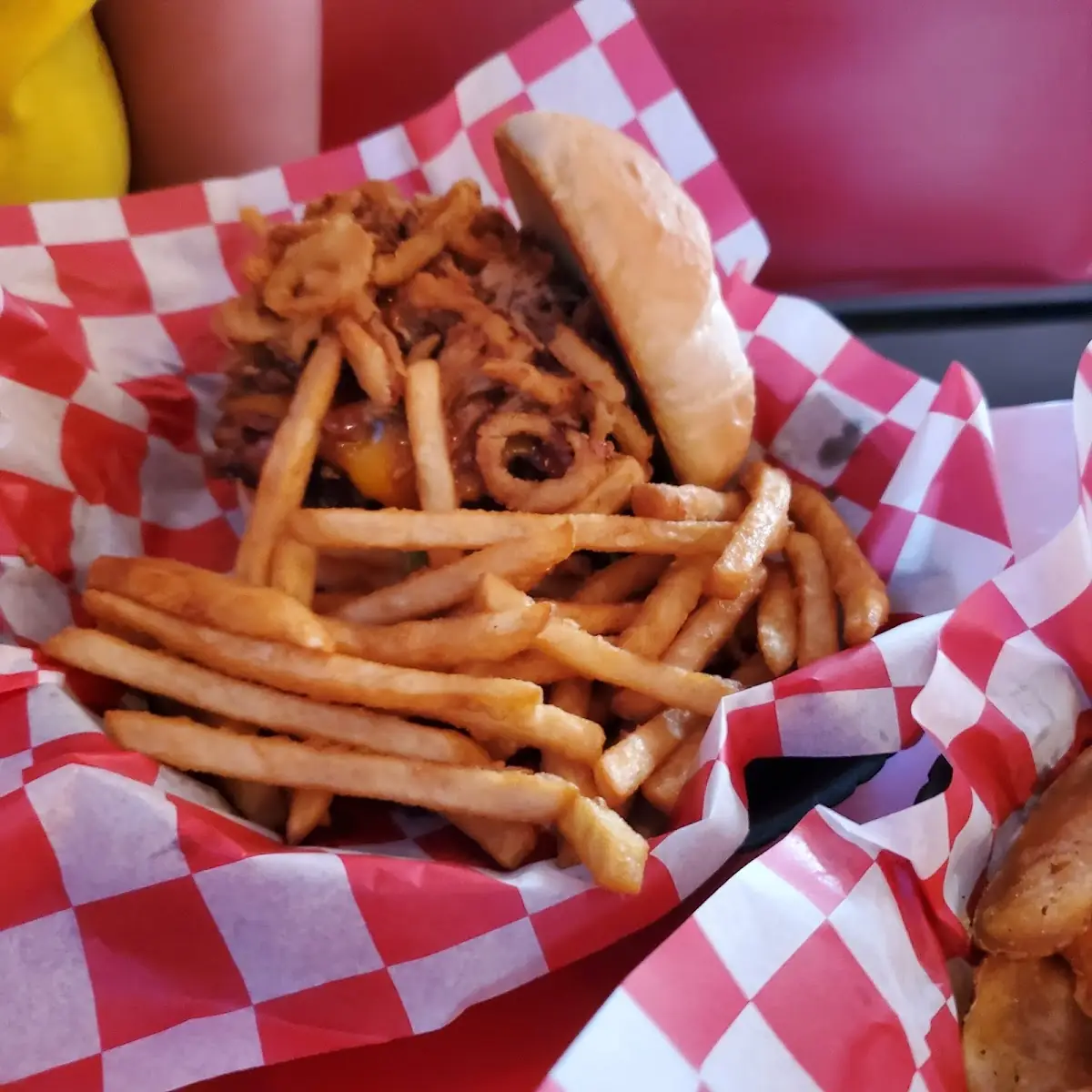 Monster Burger and Fries