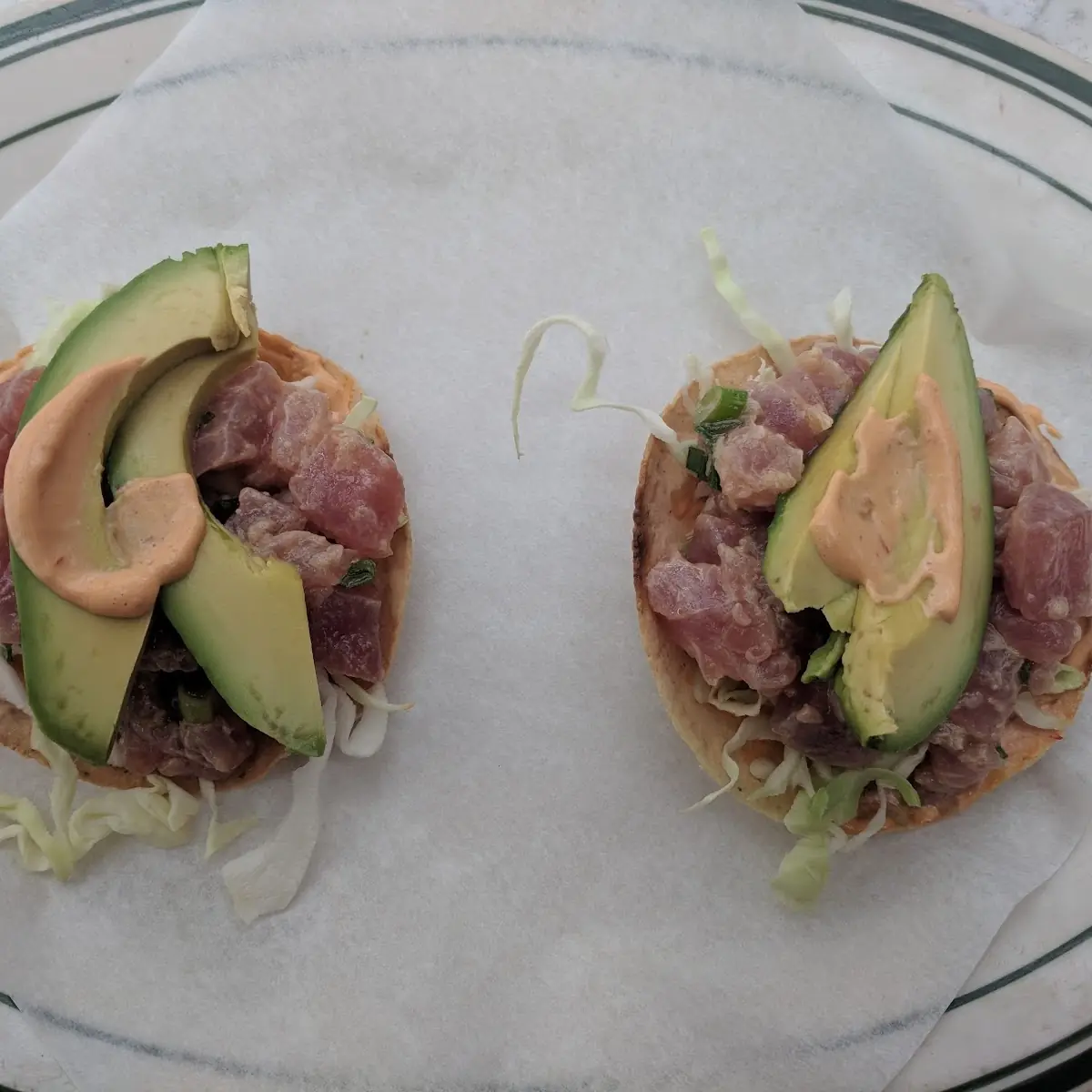 Pozole Verde with a Tostada