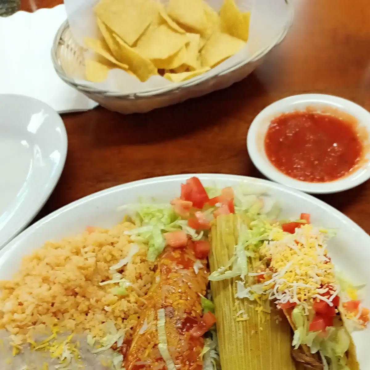 Cheese Enchilada Rice & Beans