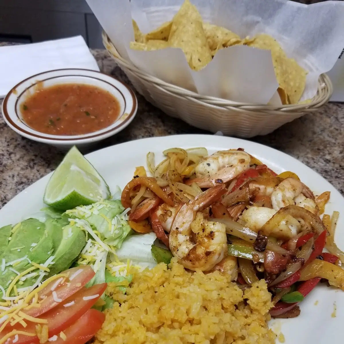 Shrimp Fajitas