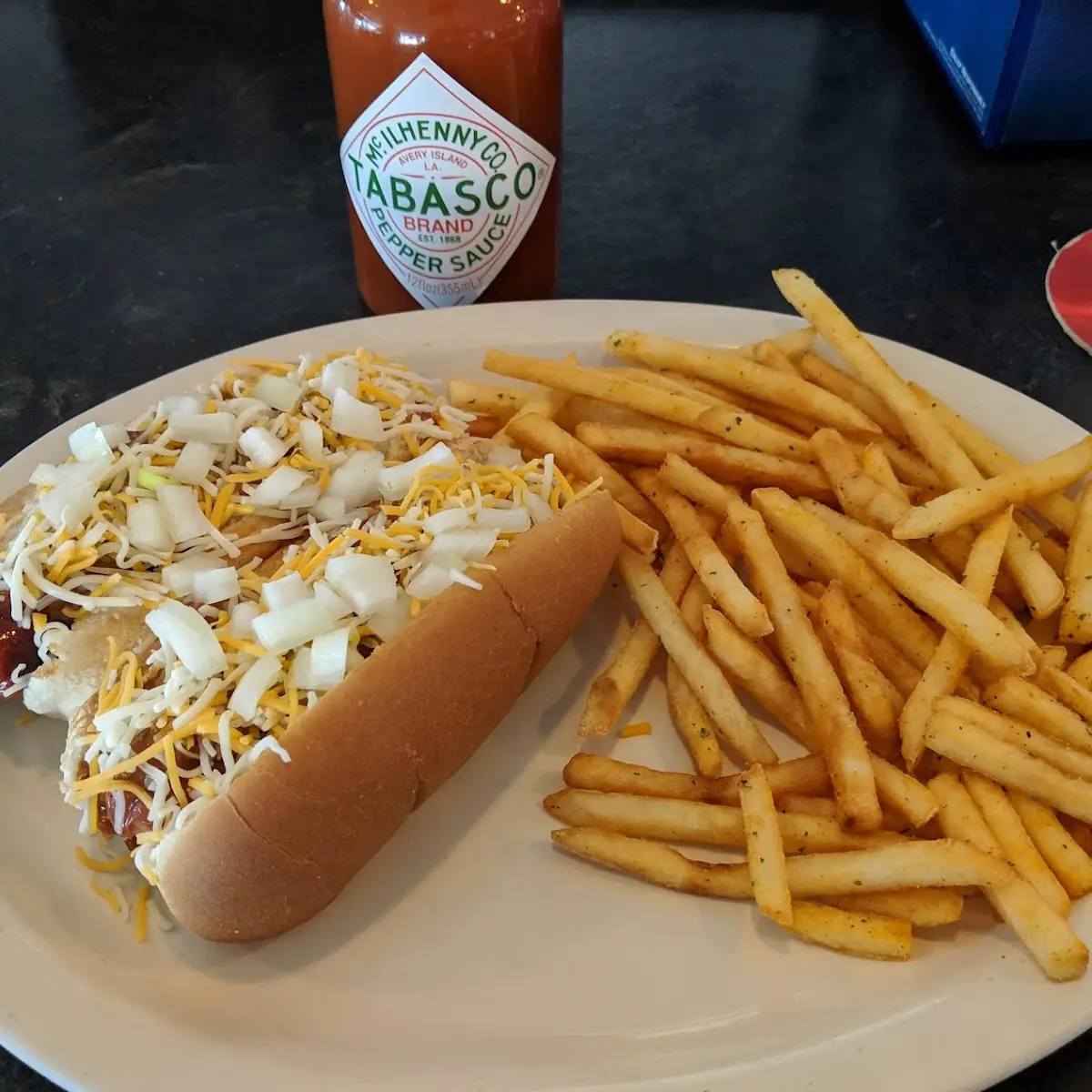 Chili Cheese Dogs with Fries Lunch Special