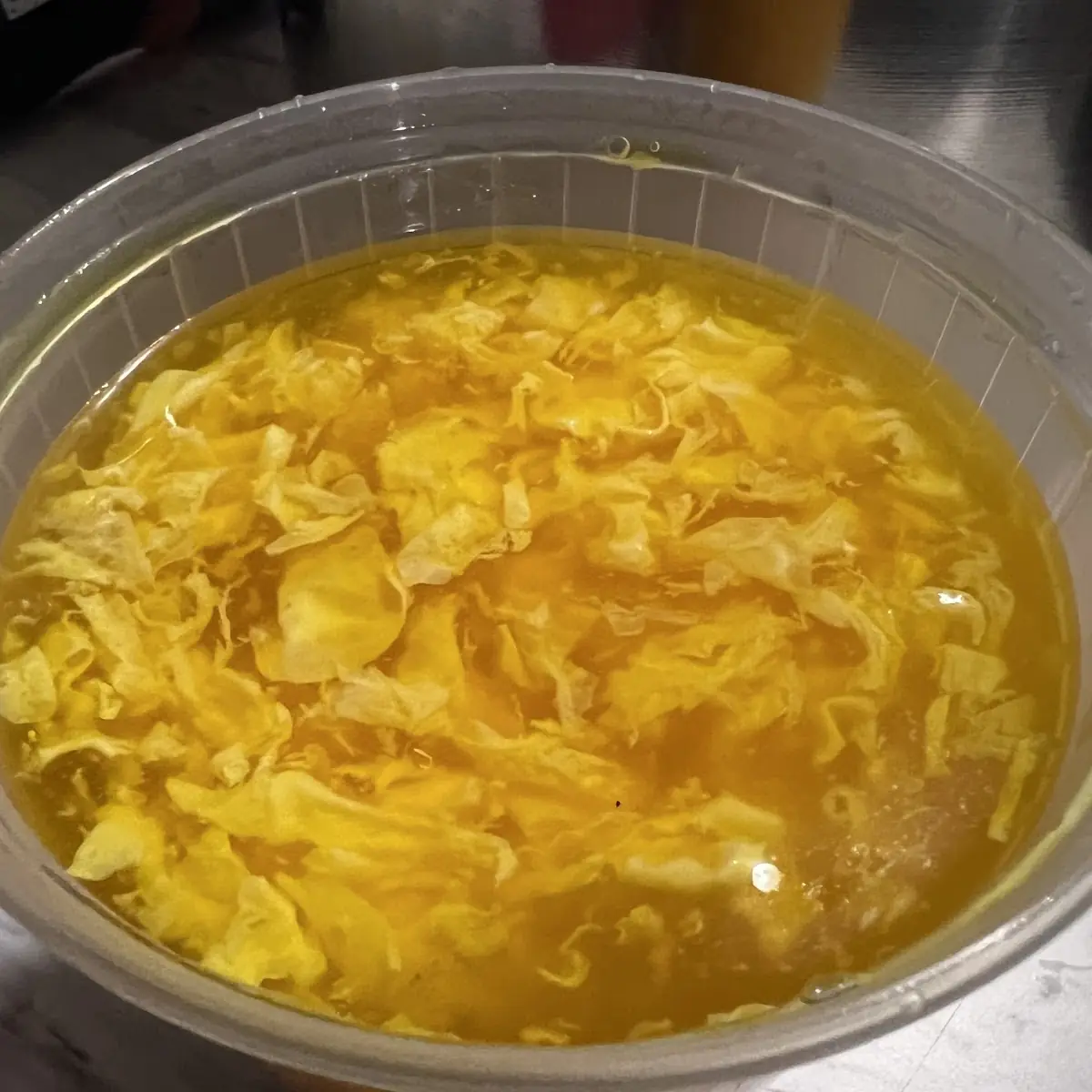 Wonton Egg Drop Mixed Soup