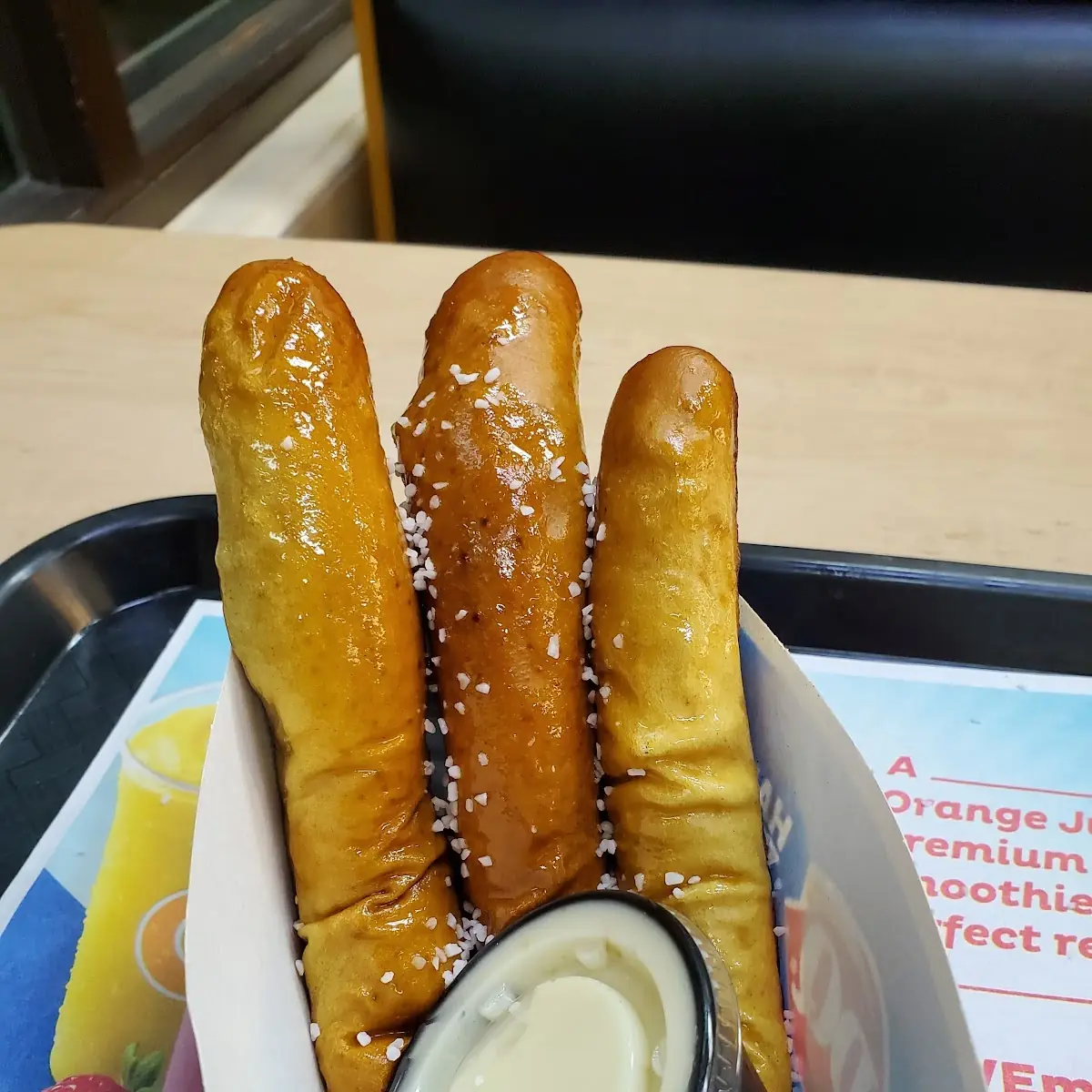 Pretzel Sticks with Cheese