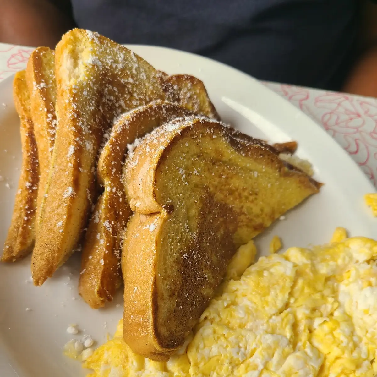 Belgian Waffle with Choice of Meat or Two Eggs