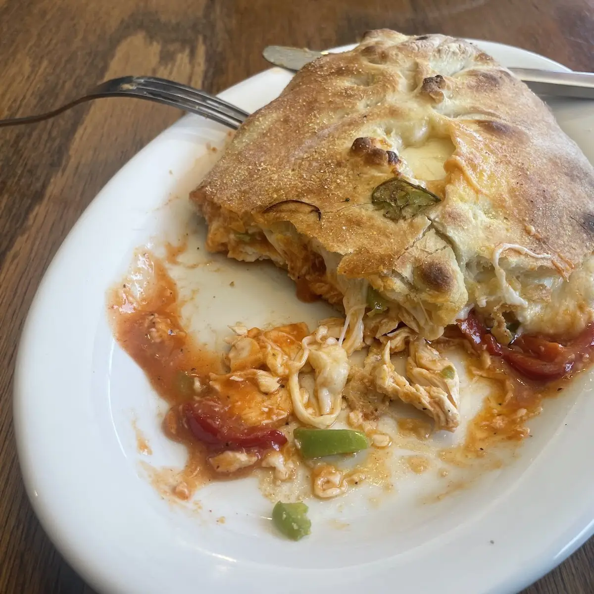 Buffalo Chicken Calzone