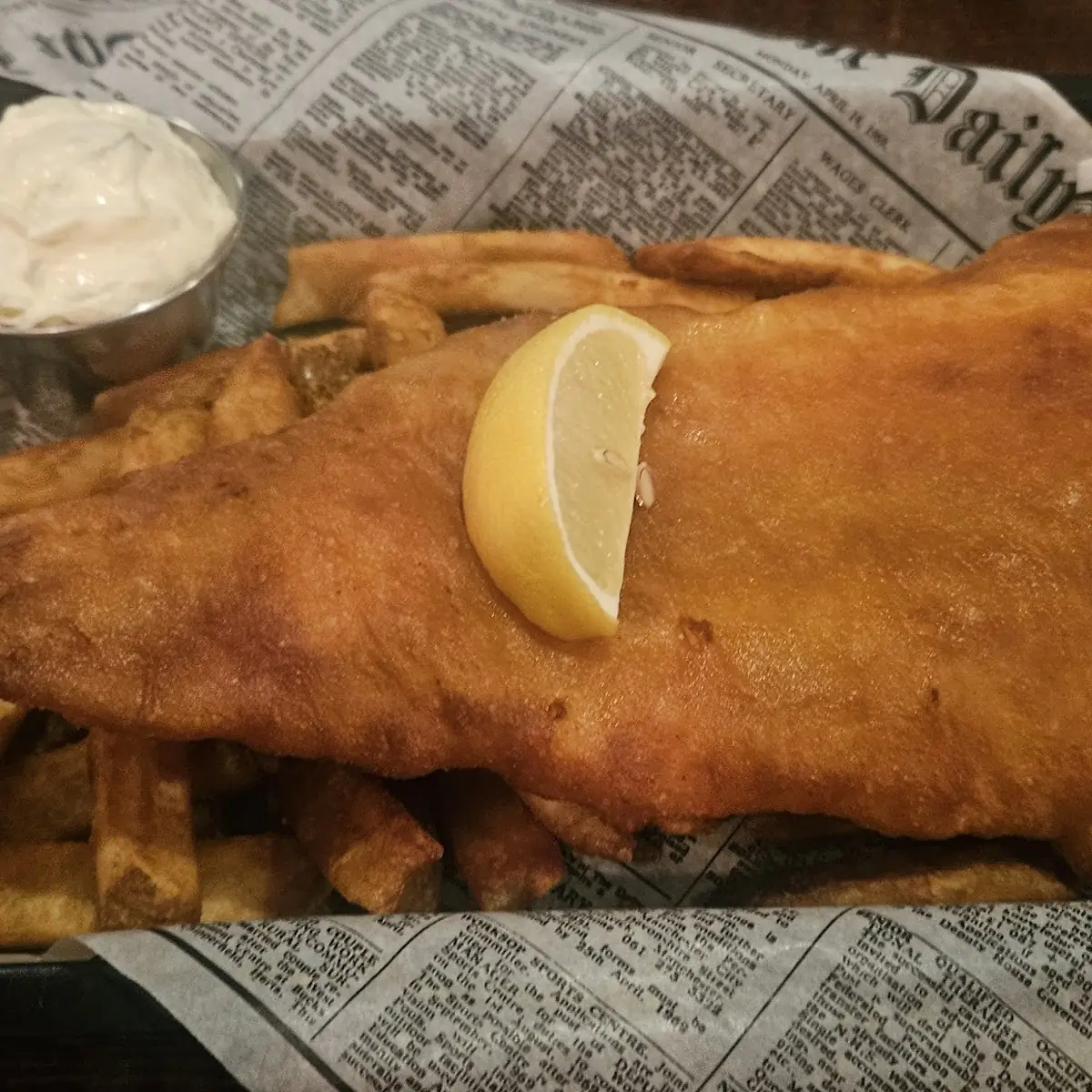Crispy Fish and Chips