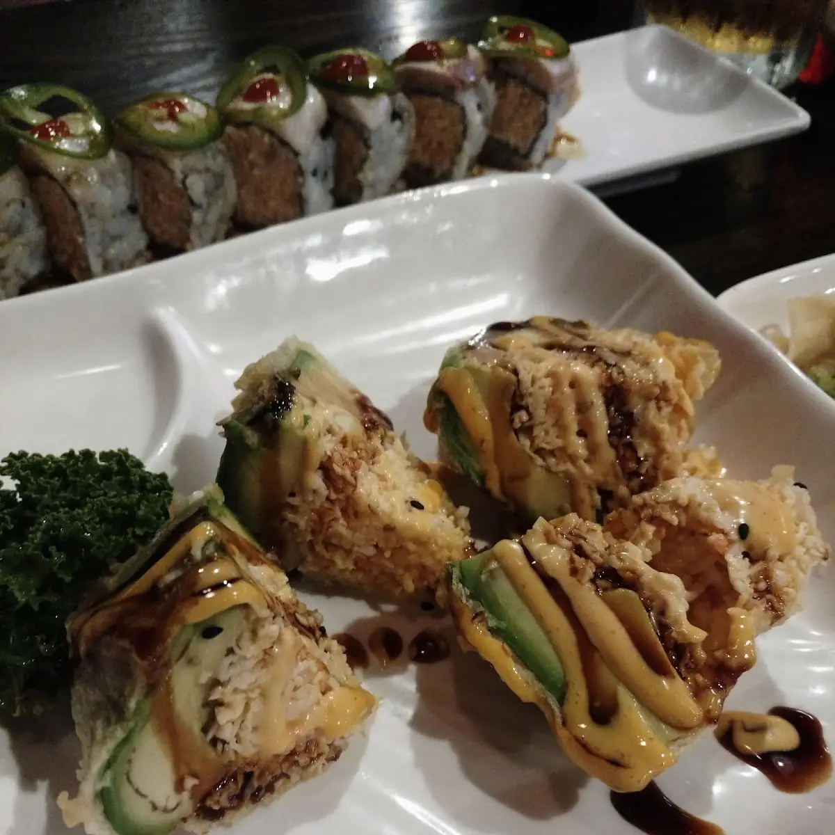 Deep Fried Tempura Sushi Rolls