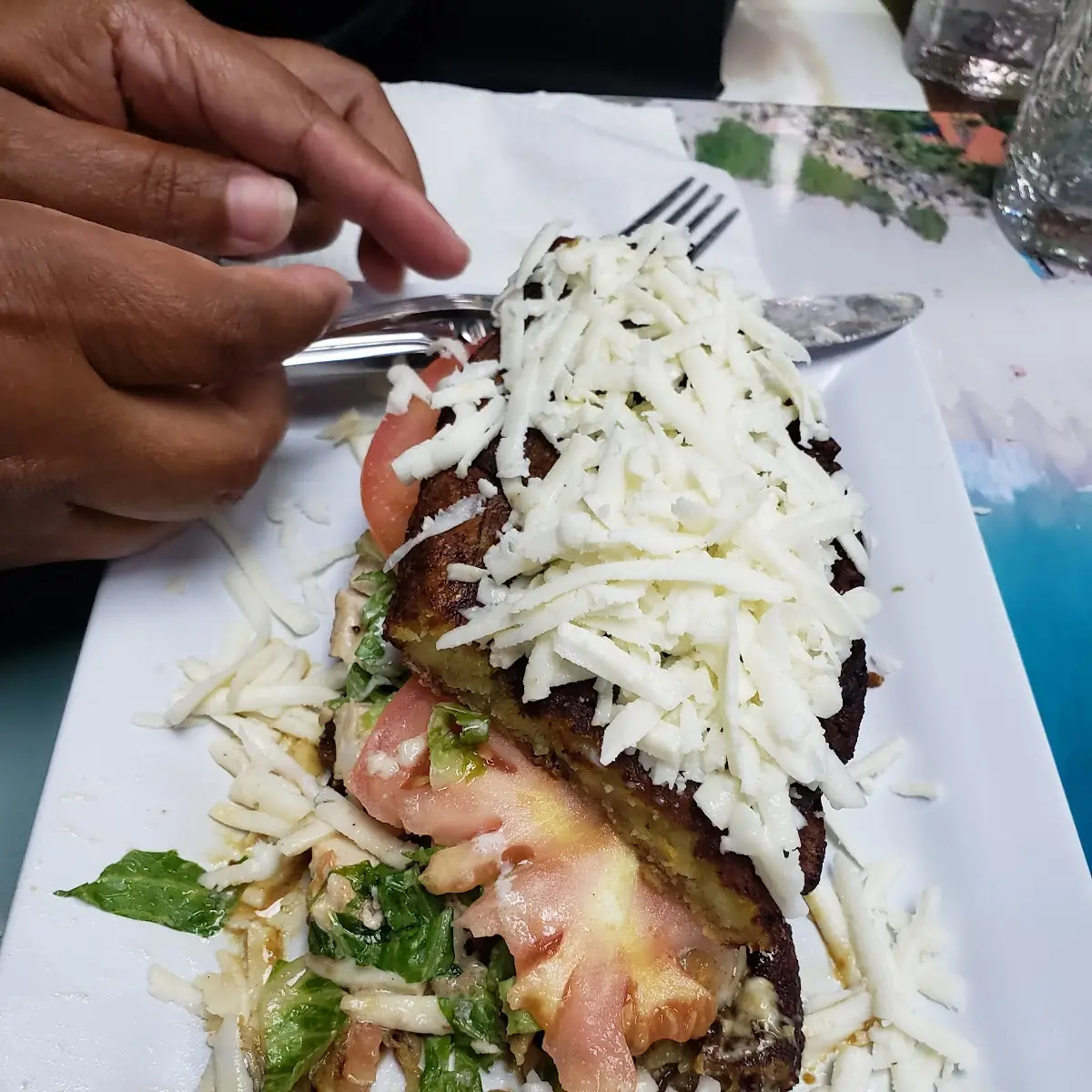 Pollo Asado Patacones