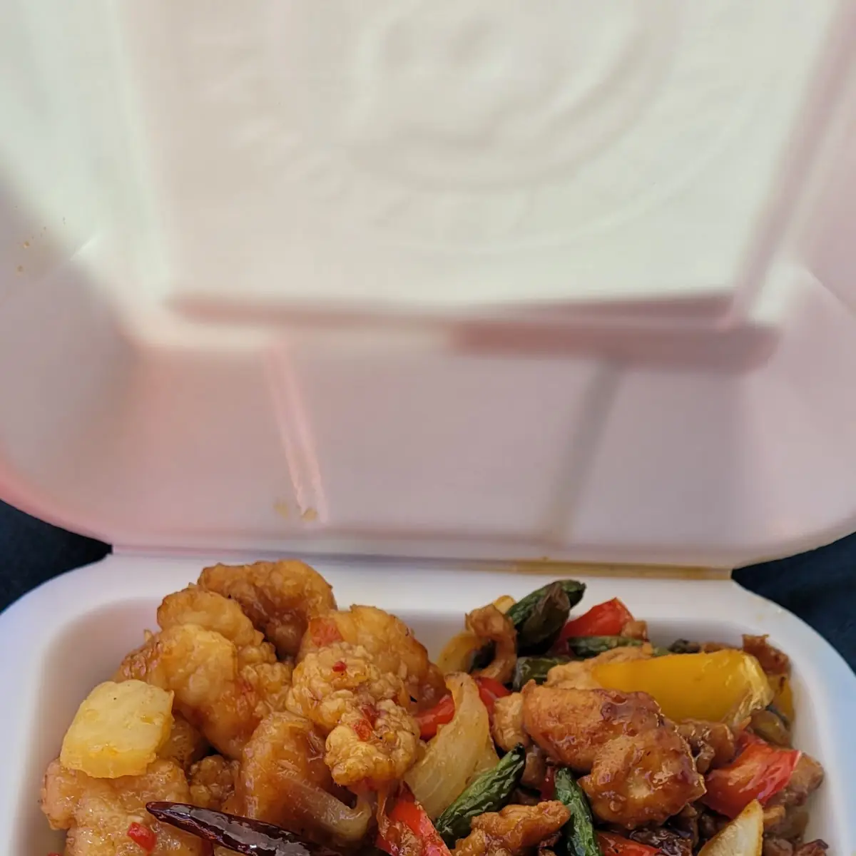 Kung Pao Chicken and Mixed Veggies
