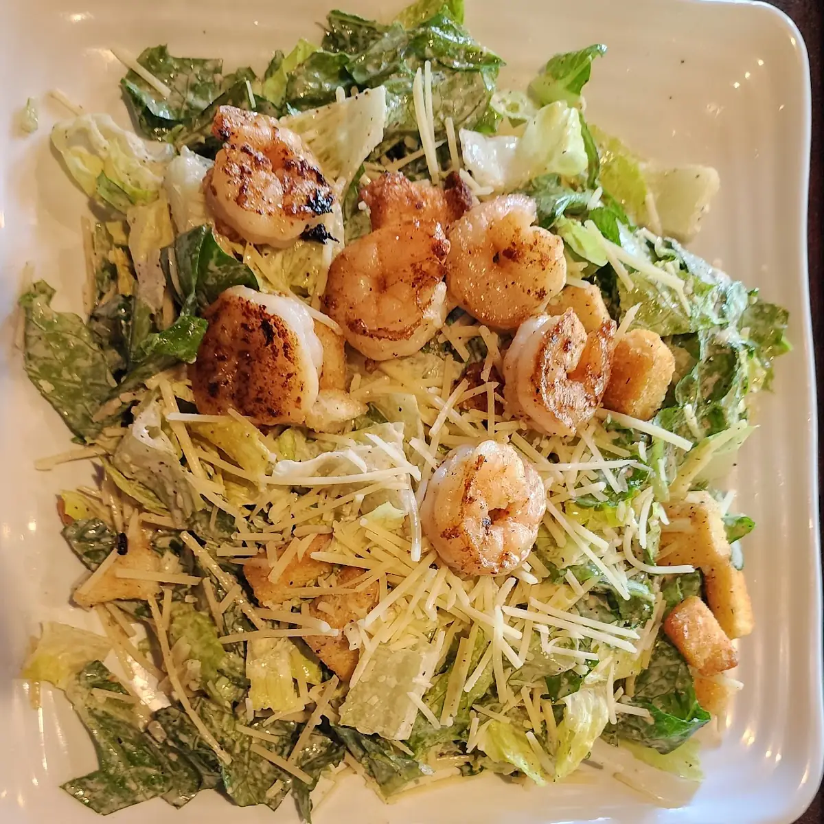 Caesar Salad with Shrimp