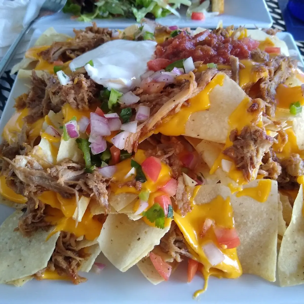 Smoked Pulled Pork Nachos