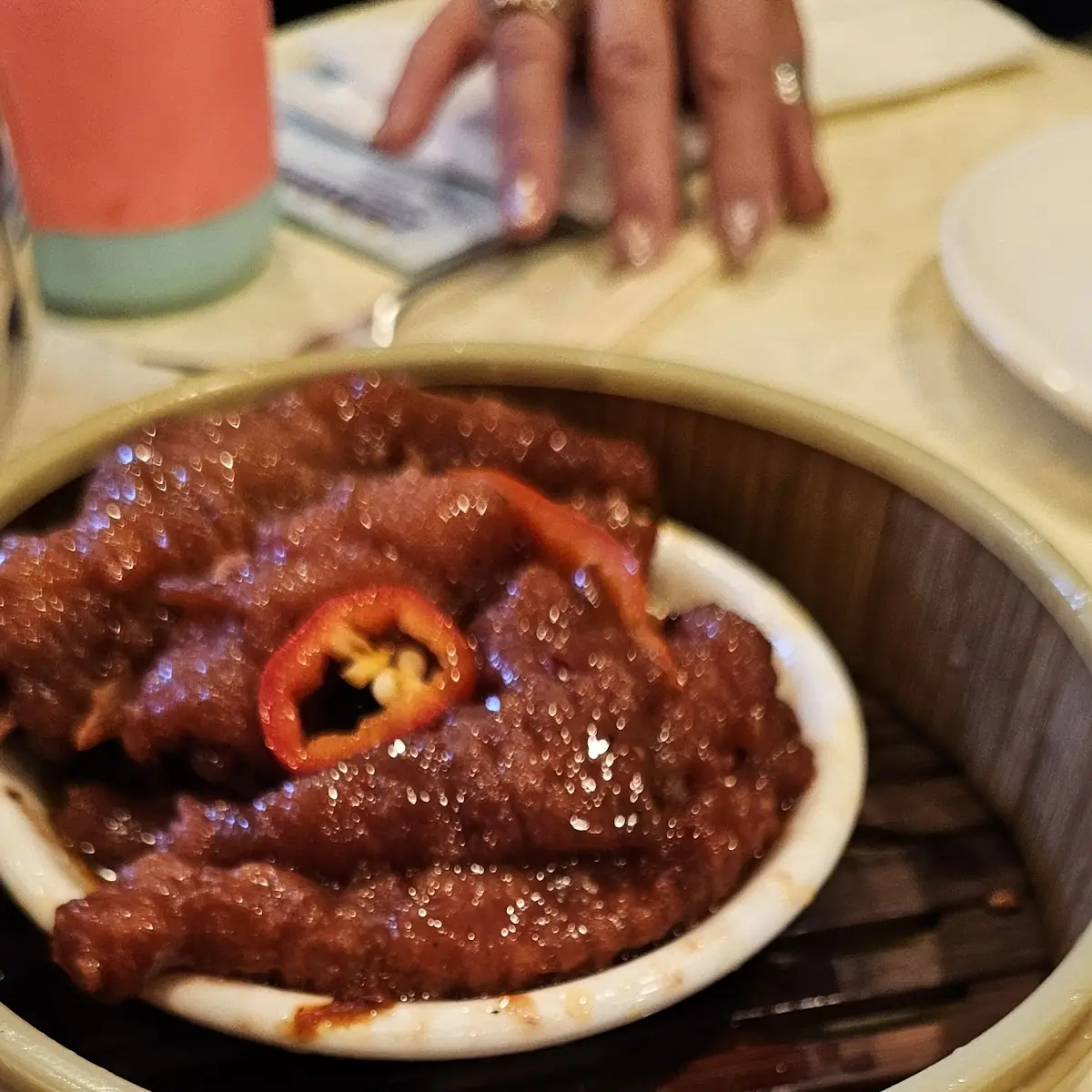 Steamed Chicken Feet with Black Bean Sauce