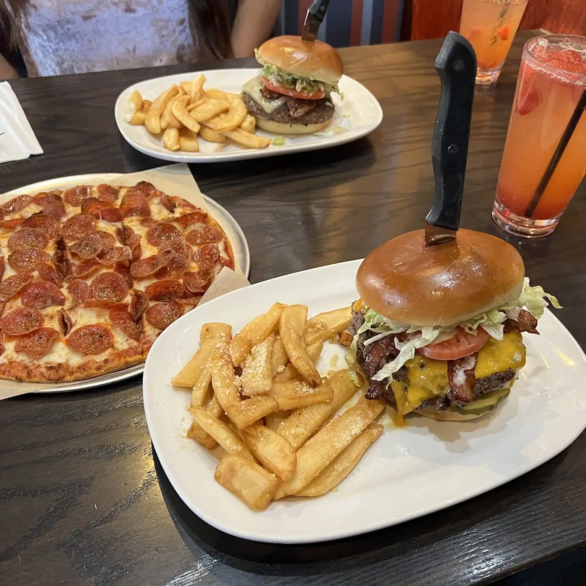 Monster Burger and Fries