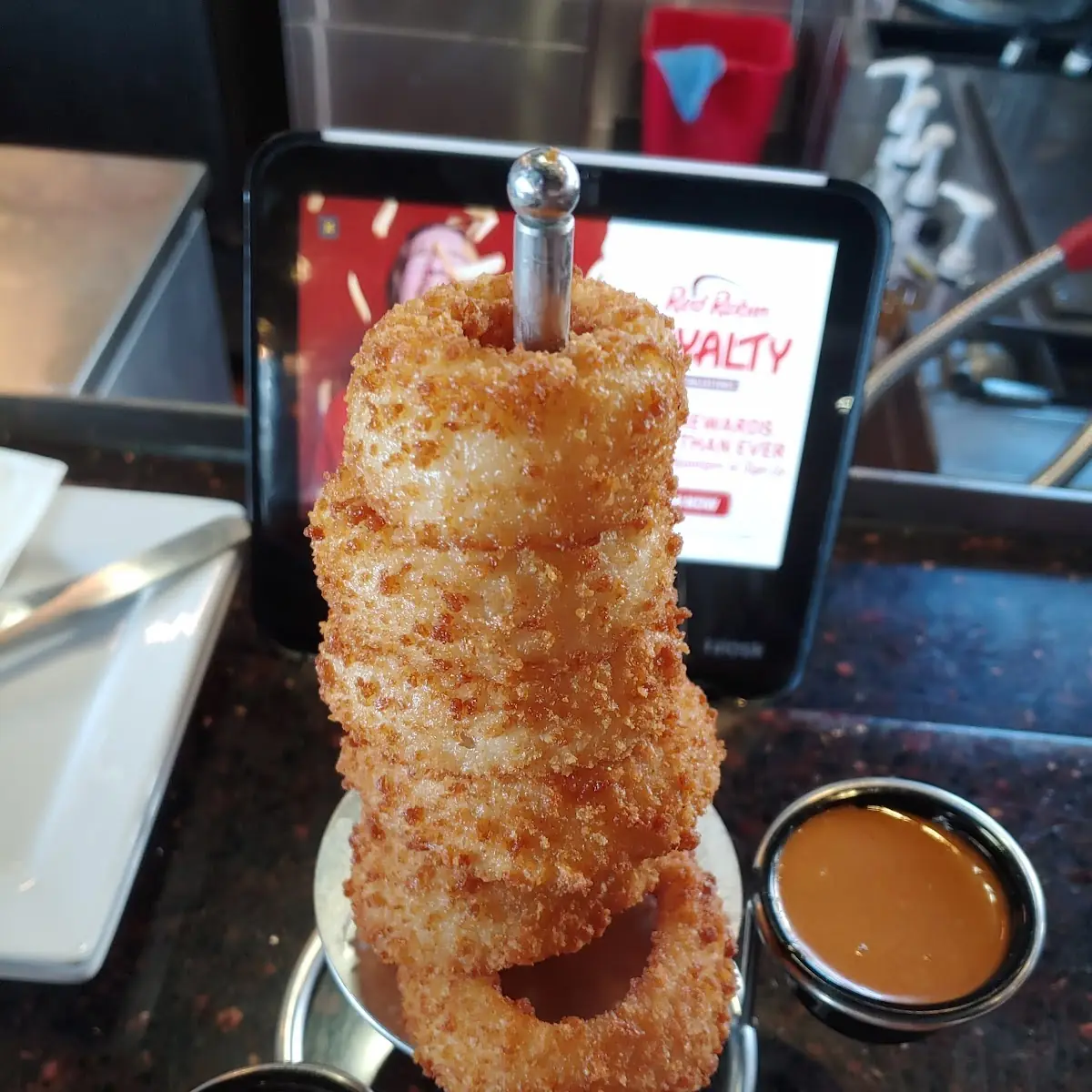 Towering Onion Rings