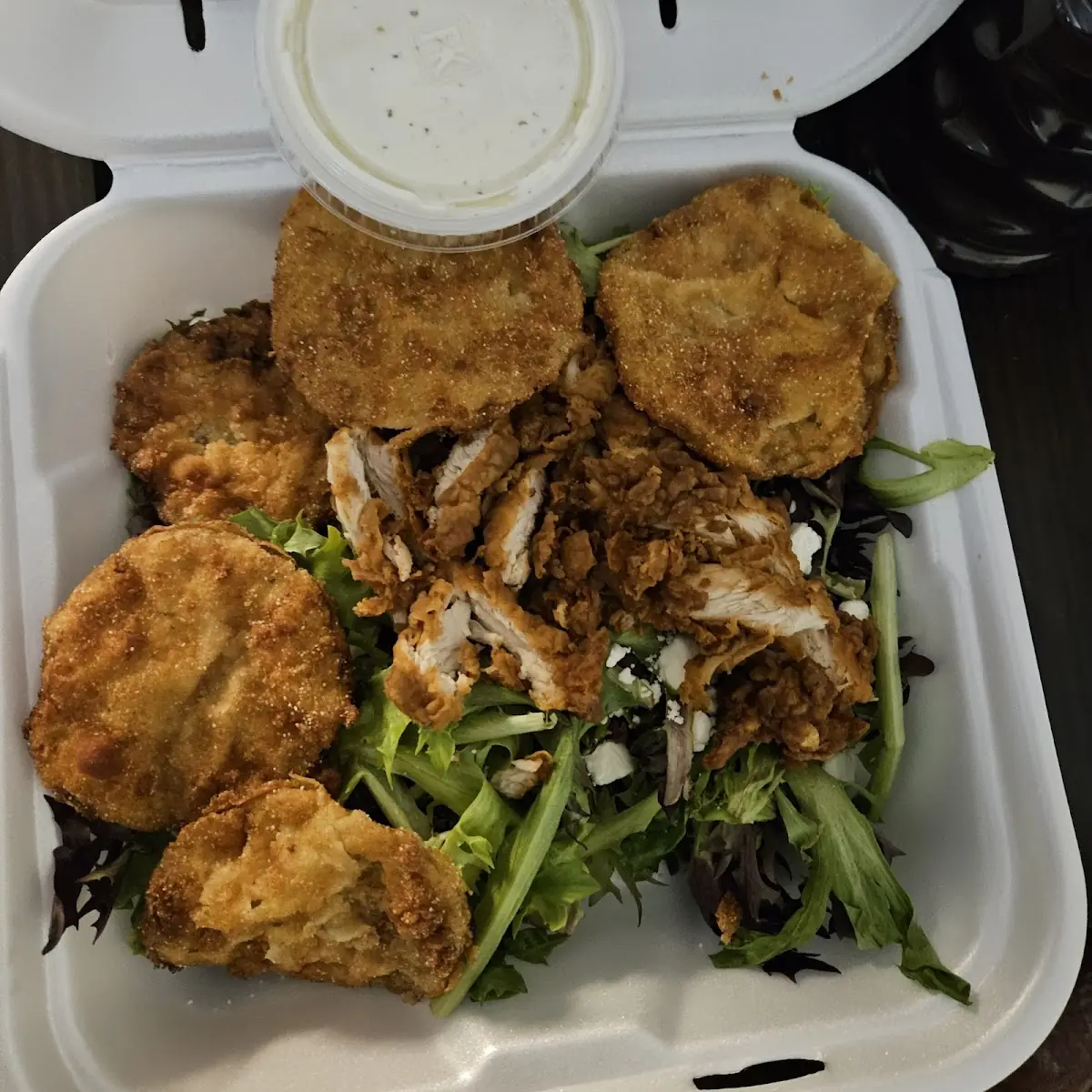 Fried Green Tomato Salad