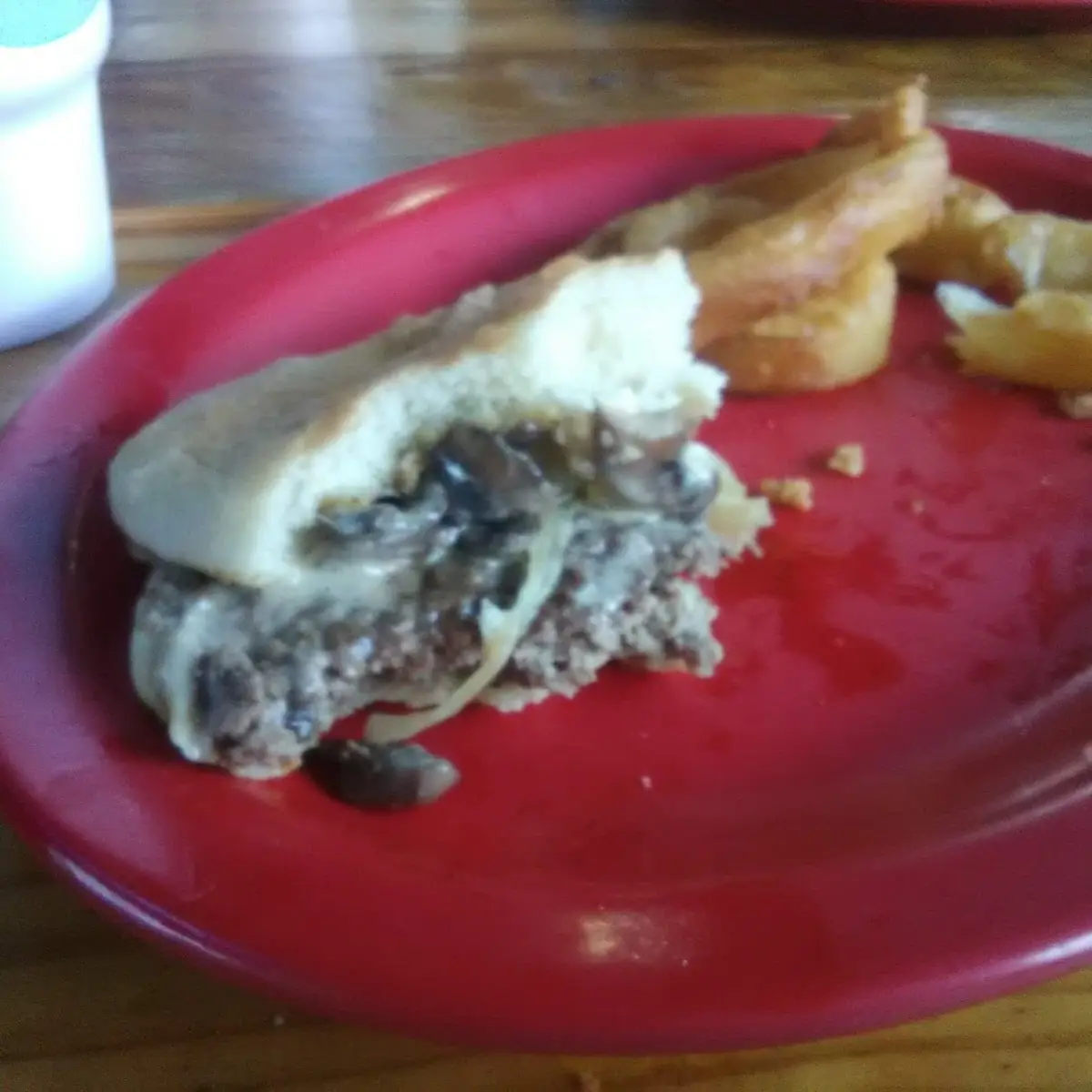 Mushroom Swiss Burger