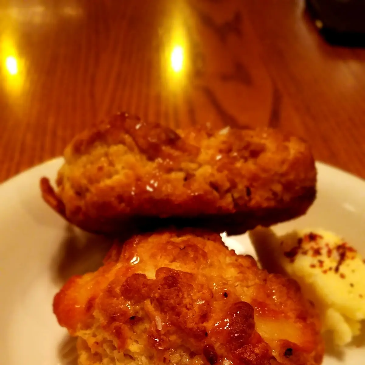 Smoked Cheddar and Bacon Biscuit