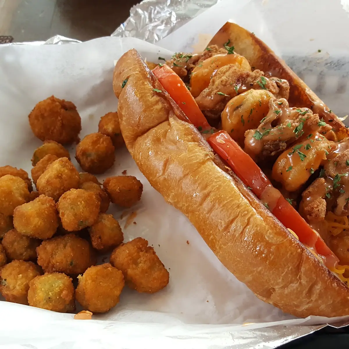 Oysters PO Boy