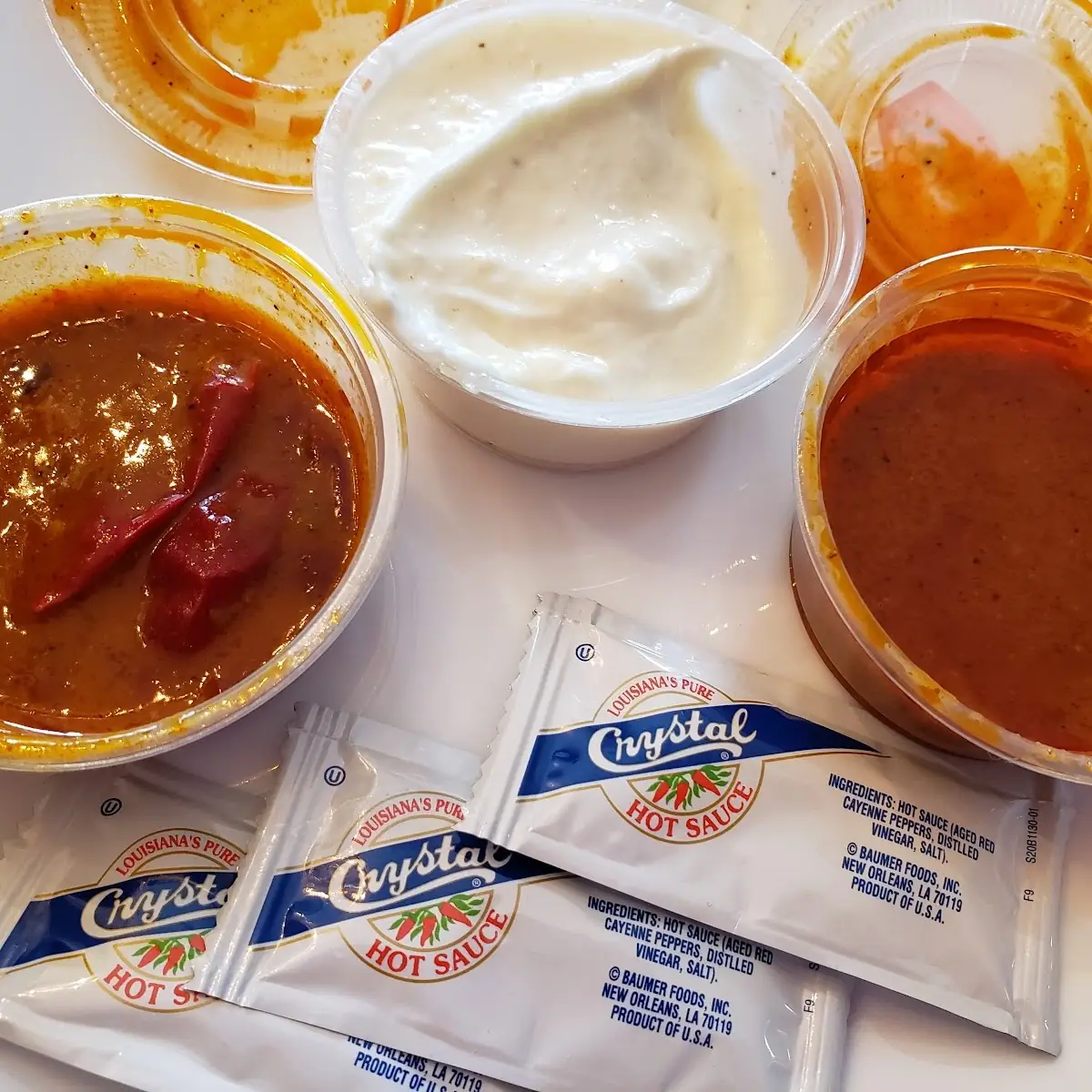 Five Dipping Sauces