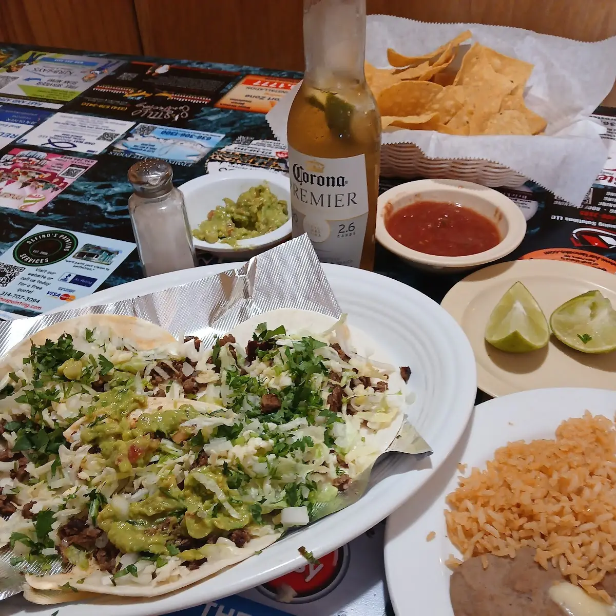 3. One Enchilada, One Taco and One Chile Relleno