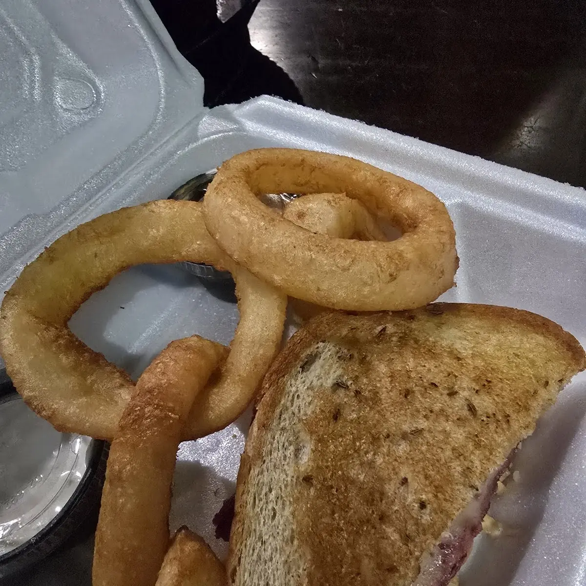 Reuben Sandwich Onion Rings