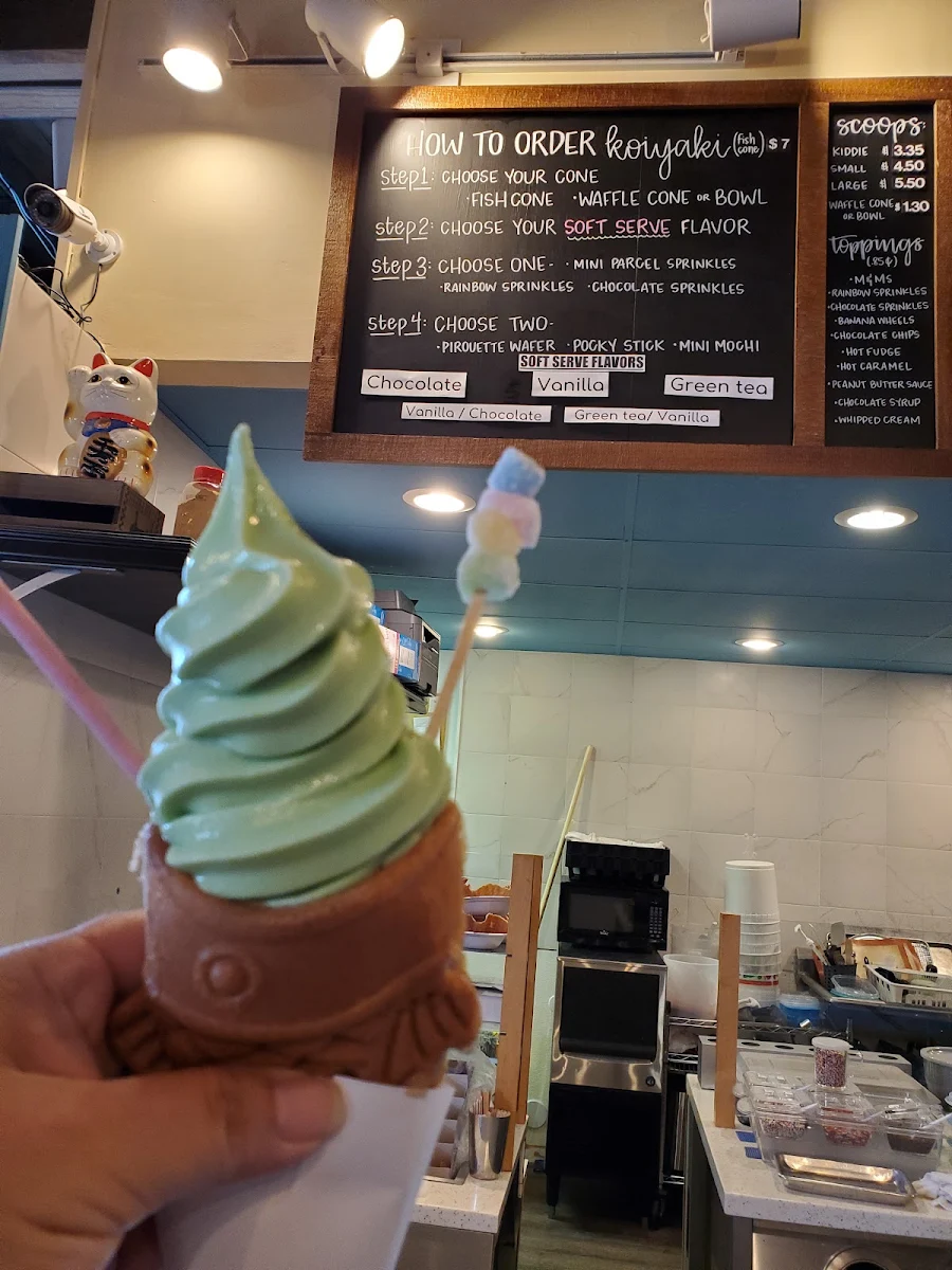 Green Tea Fish Cone