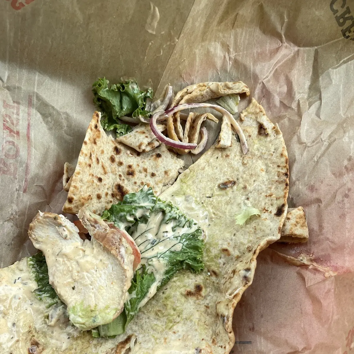 Chicken Gyro Sandwich