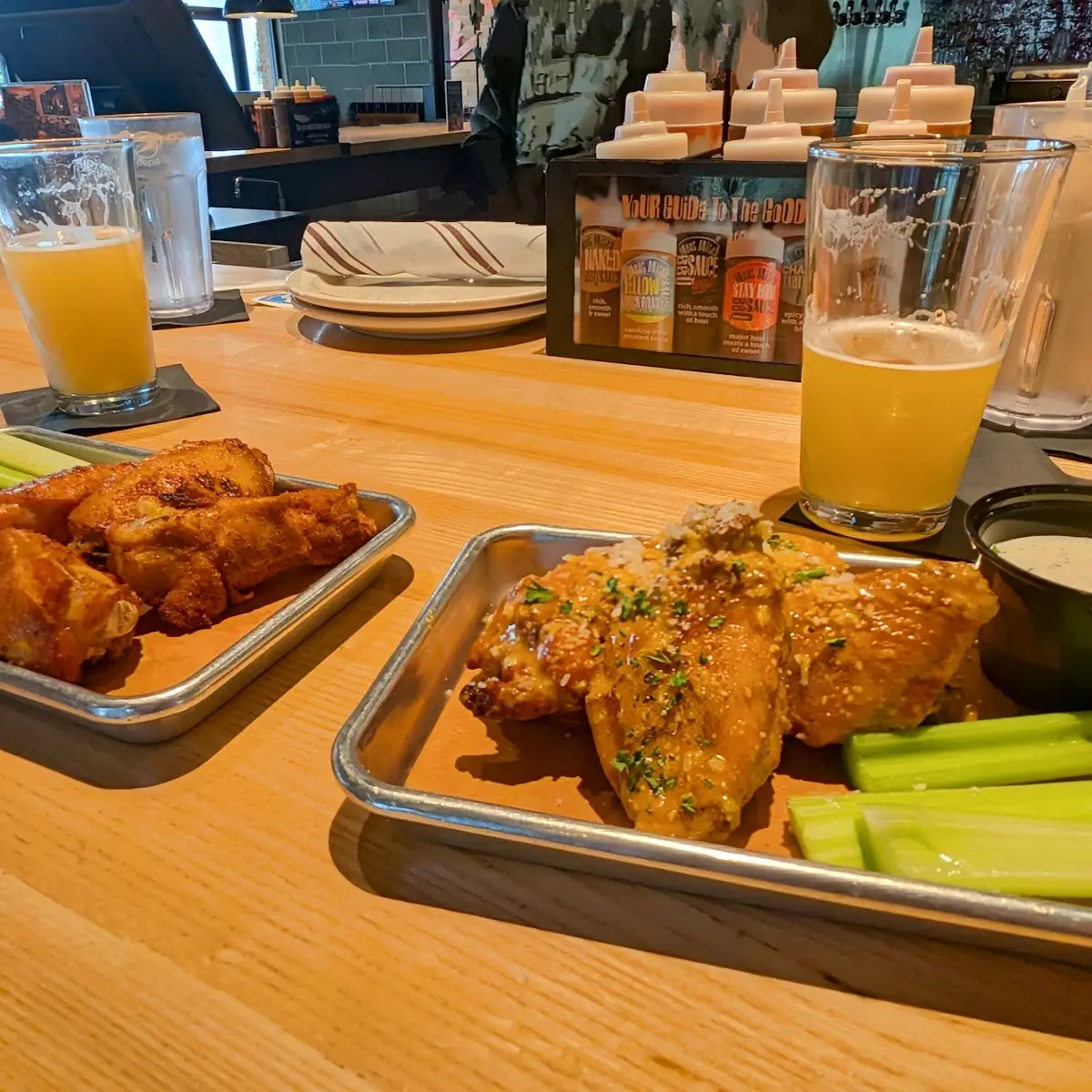 Parmesan Buffalo Sauce Dry Rub Wings