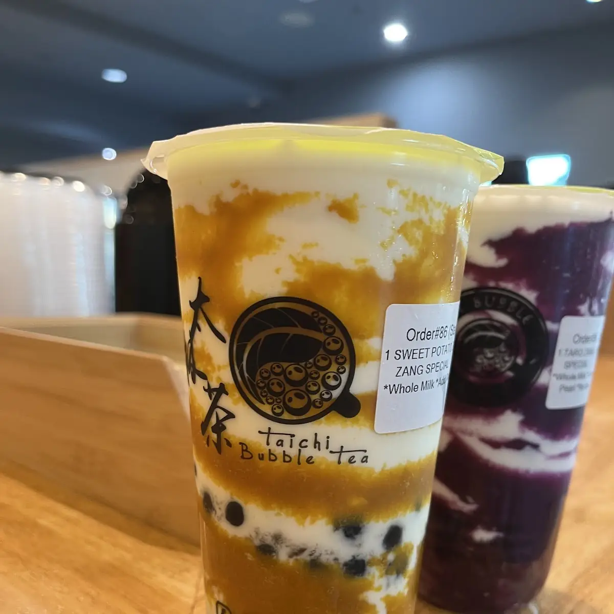 Sweet Potato Bubble Tea