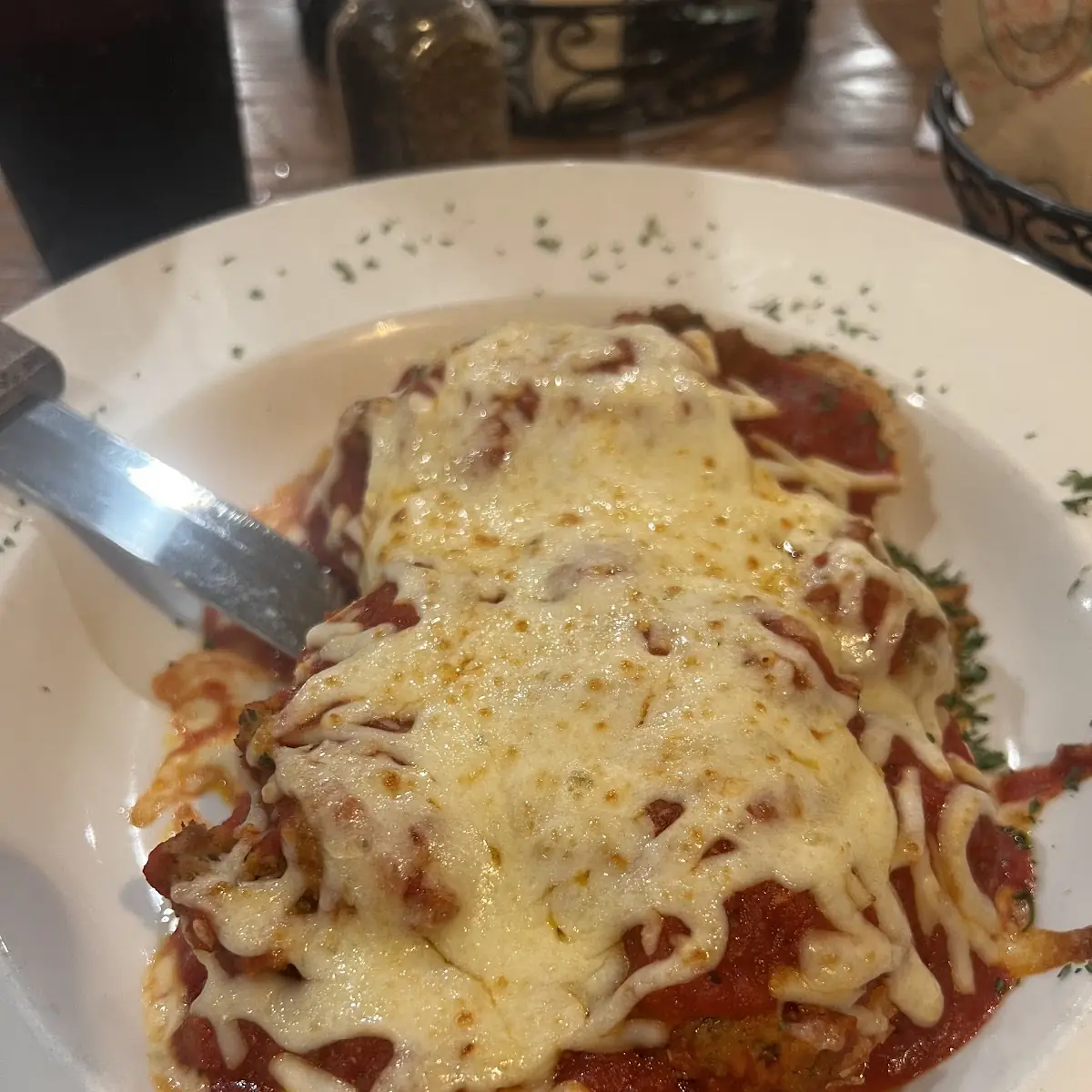 Boneless Smothered Chicken Parmesan