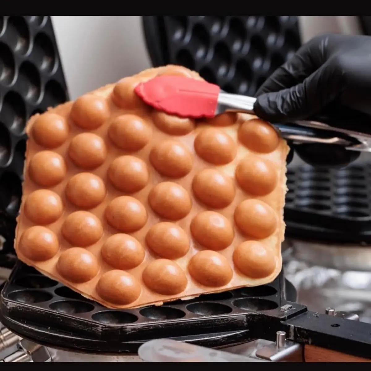 Freshly Cooked Puffle Waffle