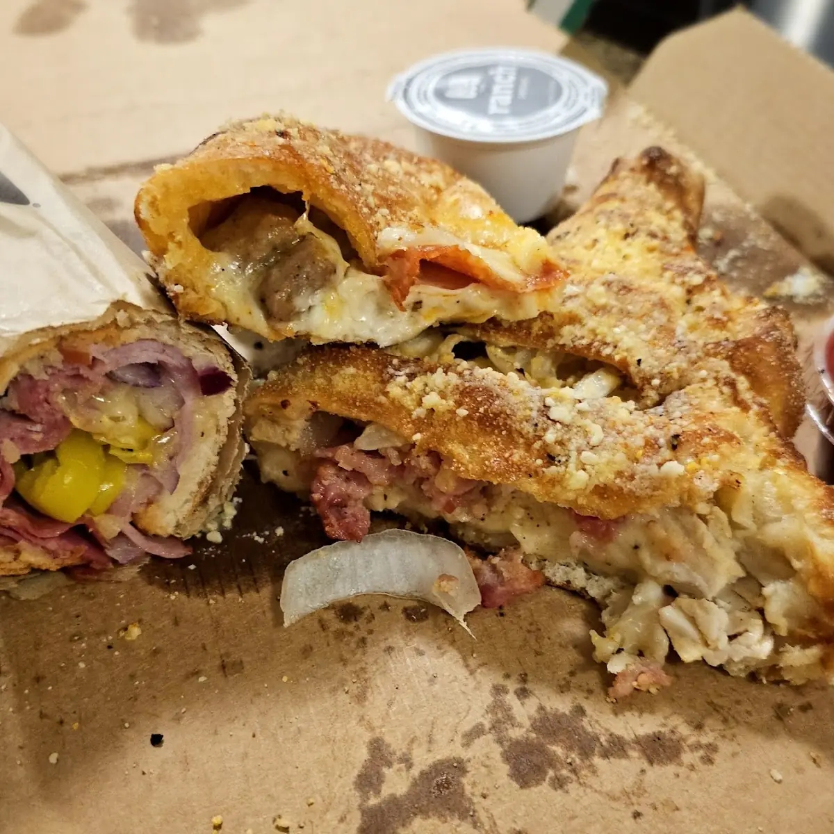 Italian Sub Pizzoli Calzone