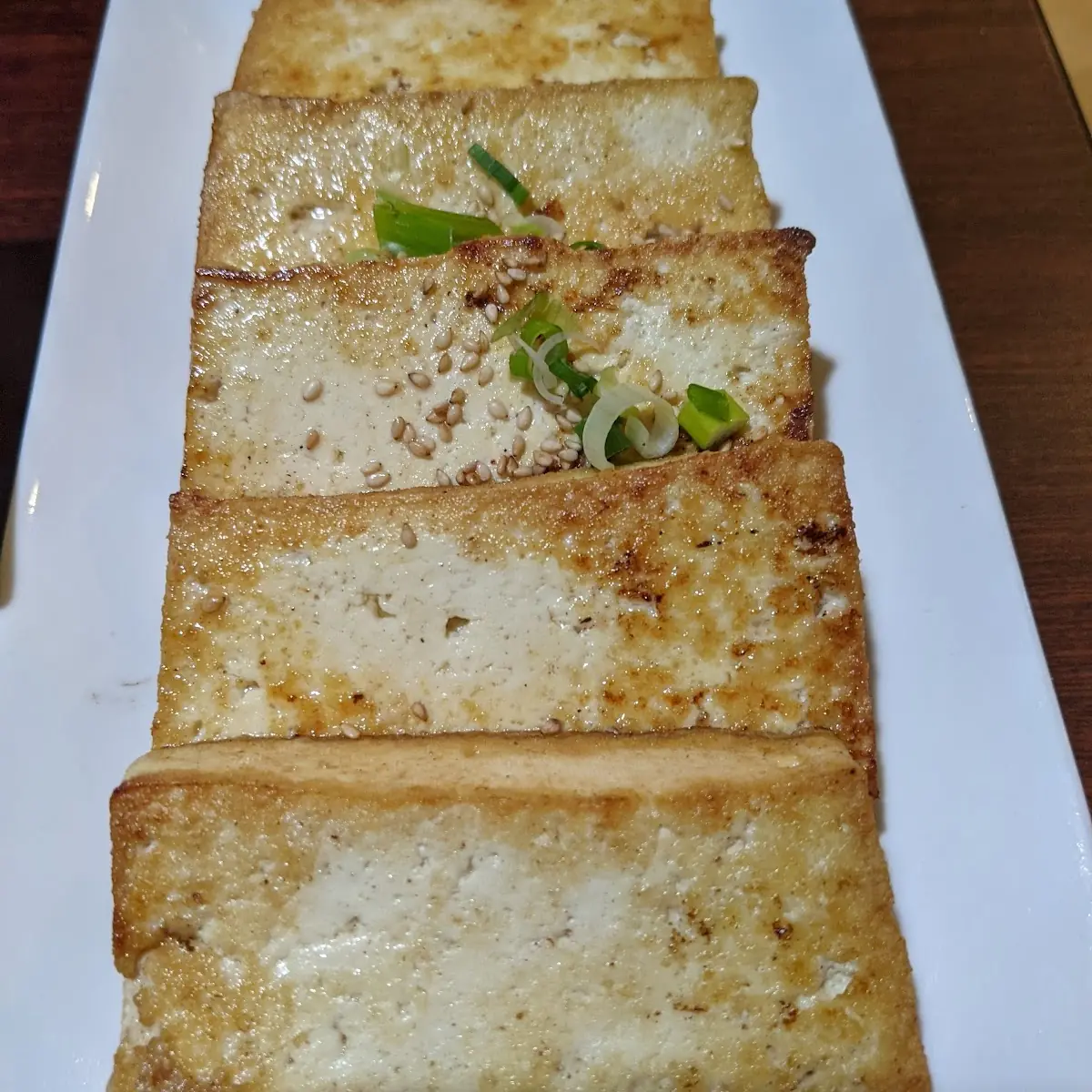 Five Pan Fried Tofu