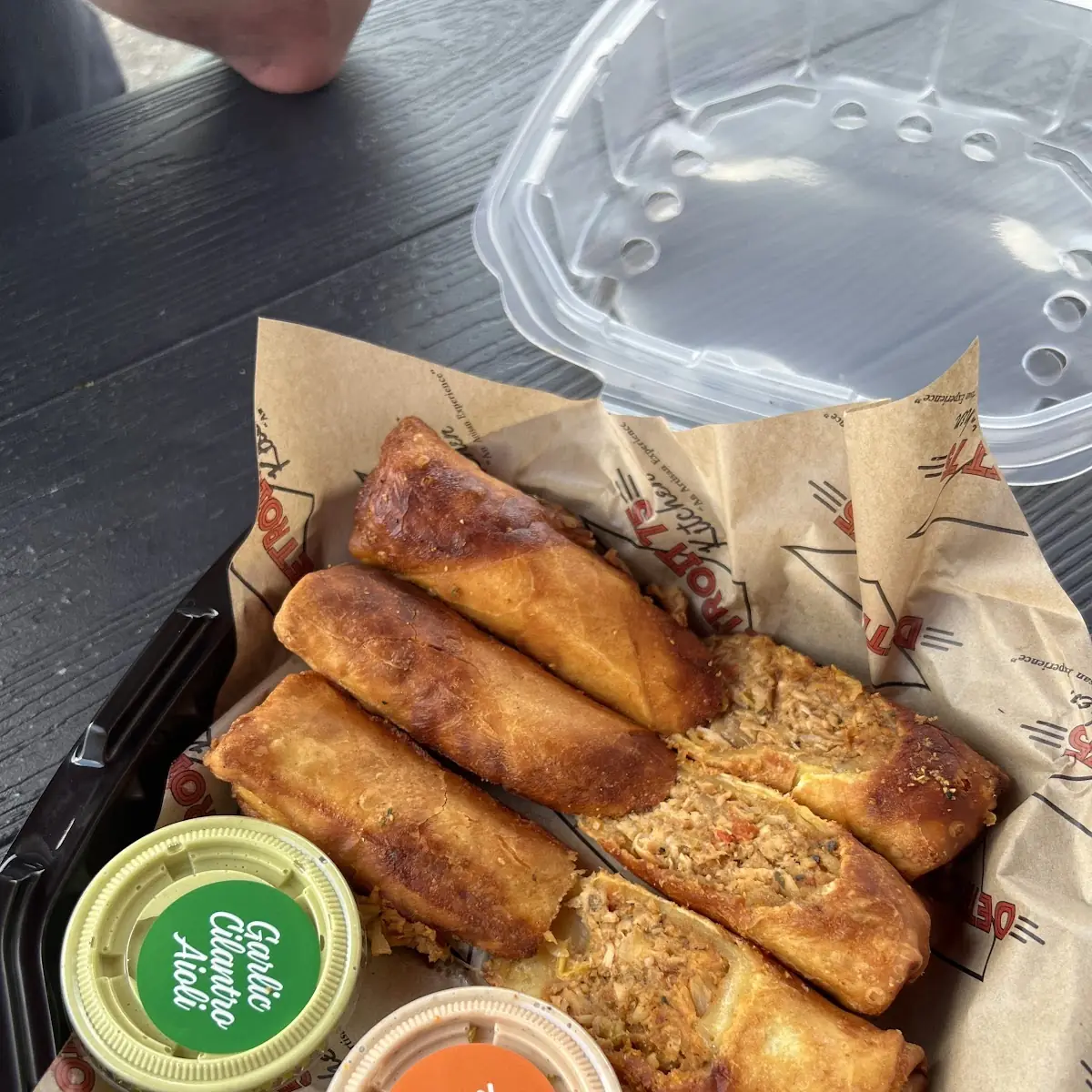 BBQ Chicken Egg Rolls