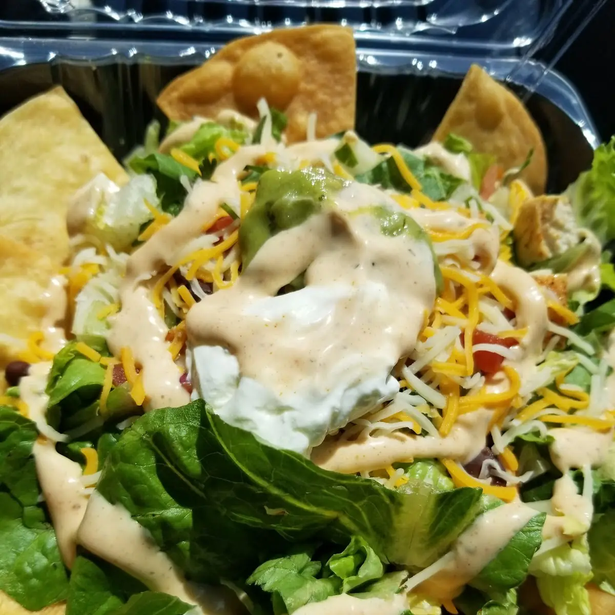 Be Fit Grilled Chicken Nacho Salad