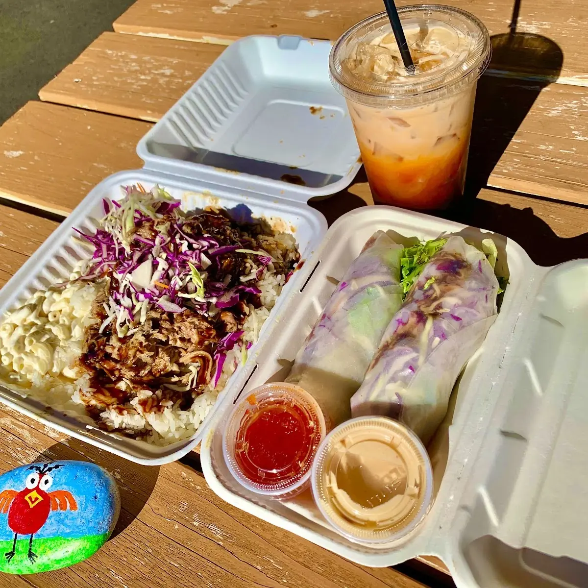 Kahlua Pig & Spring Rolls