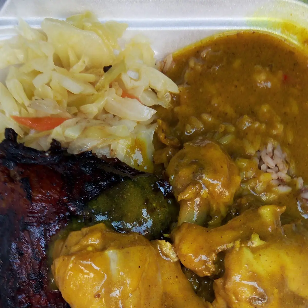 Jerk Chicken and Curry Chicken