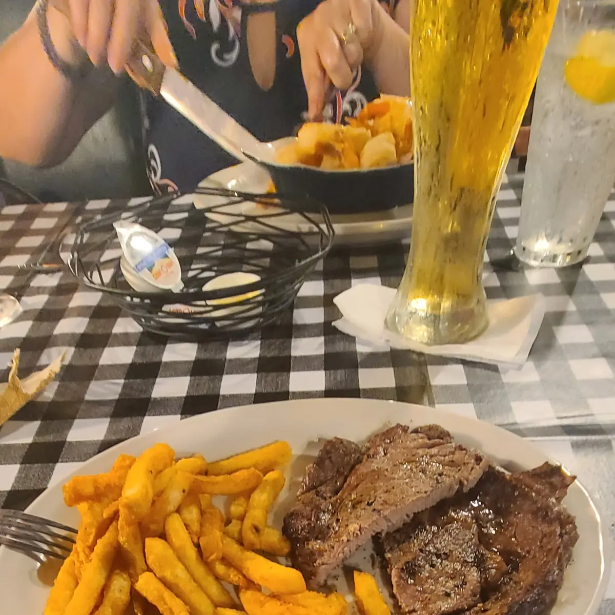 Ribeye Steak and Fries