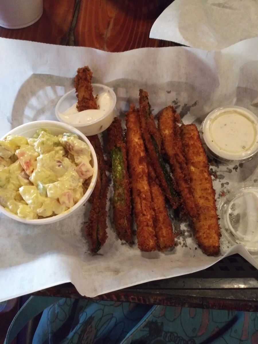Potato Salad & Fried Zucchini