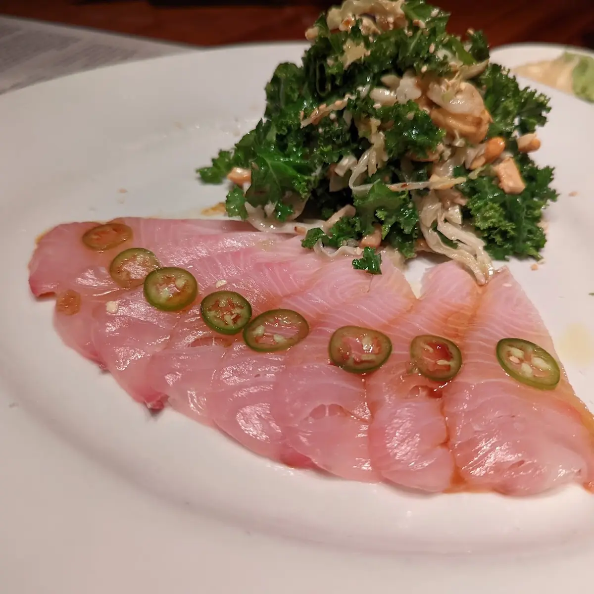 Yellowtail Sashimi Dinner