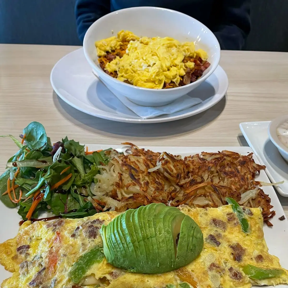 Mushroom & Cheese Omelette
