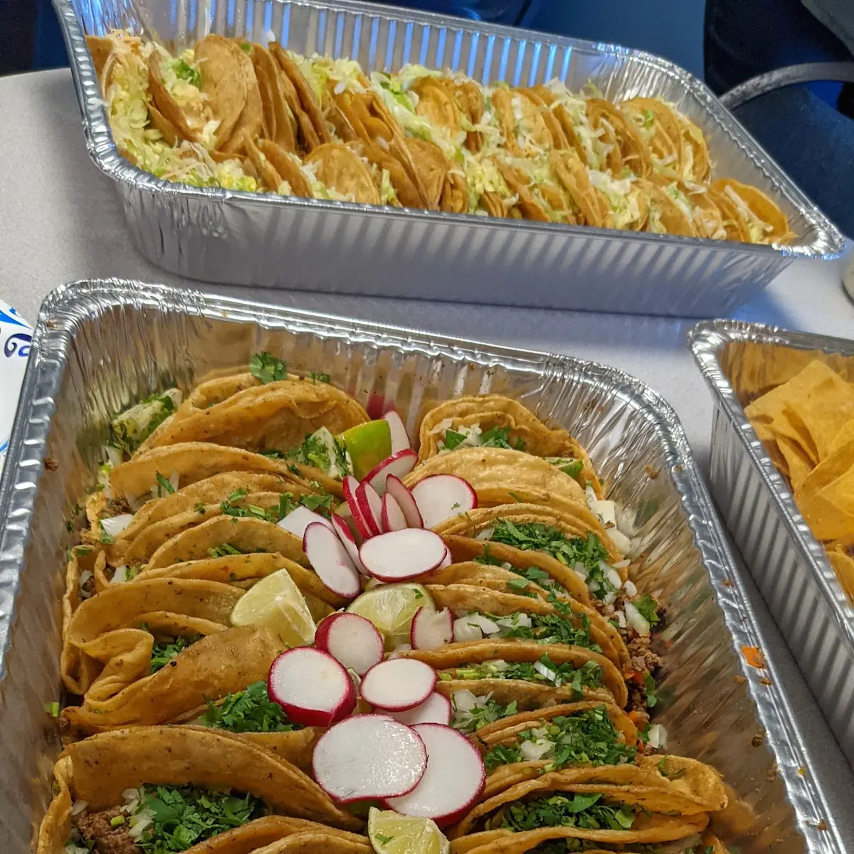Beef and Chicken Tacos Mexican Style