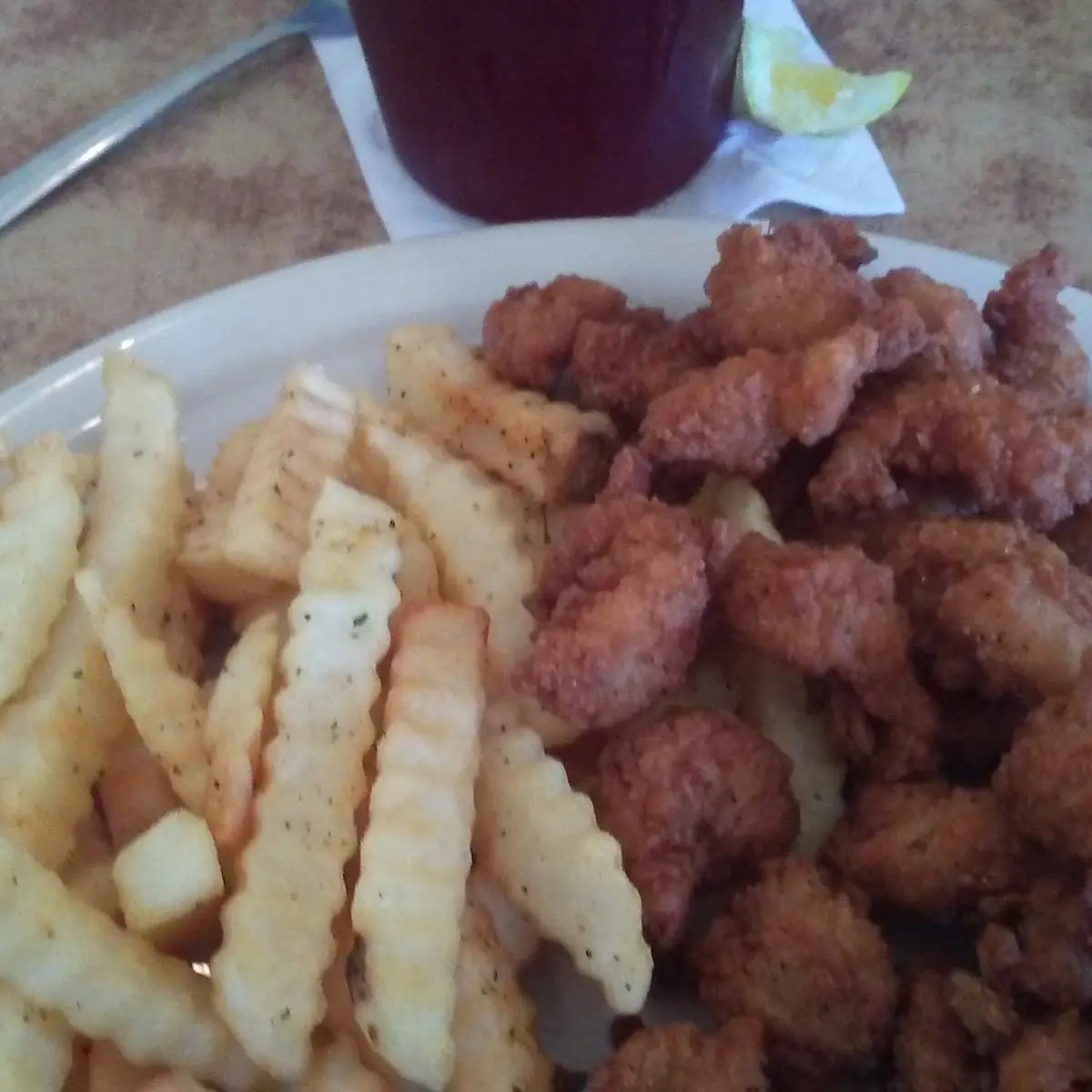 Popcorn Shrimp Basket