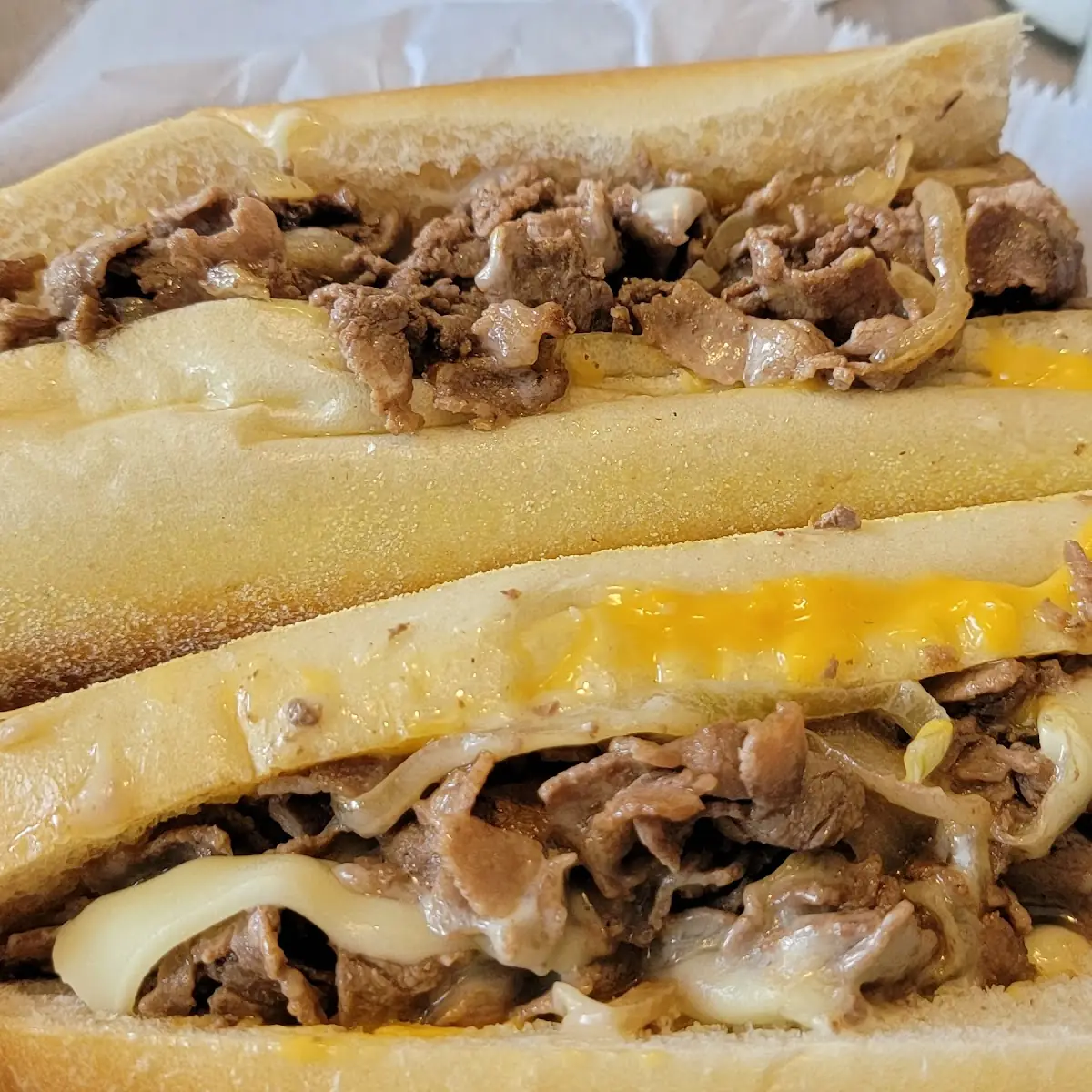 Juicy Steak and Cheese Sandwich