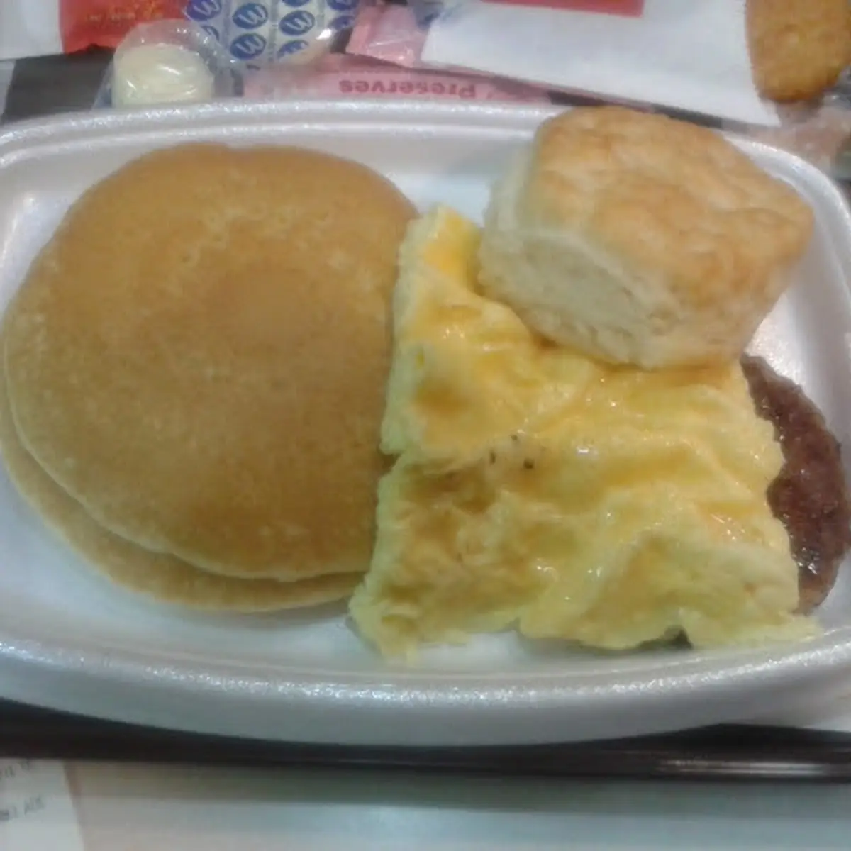 Sausage Egg Biscuit Meal